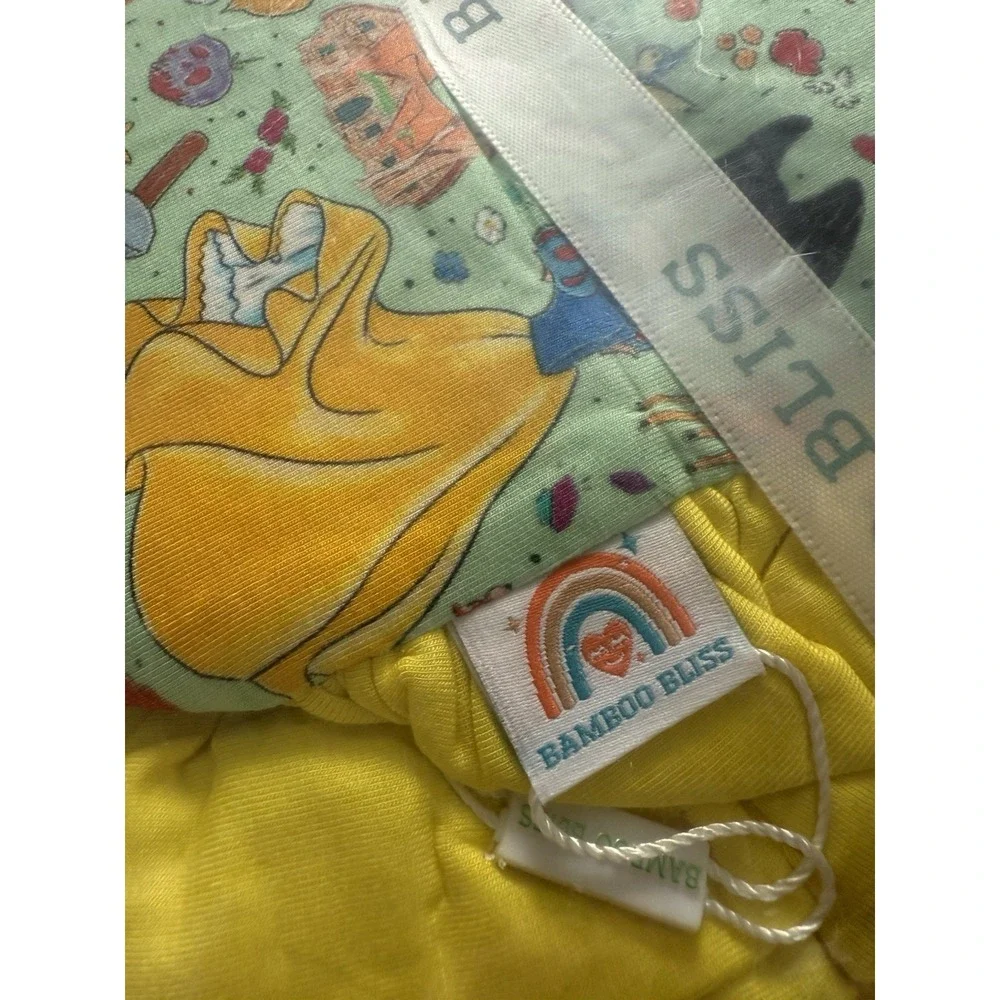 Bamboo Bliss Bamboo Blanket‎ Snow White Disney 47x47 Baby Soft Cozy Princess C33